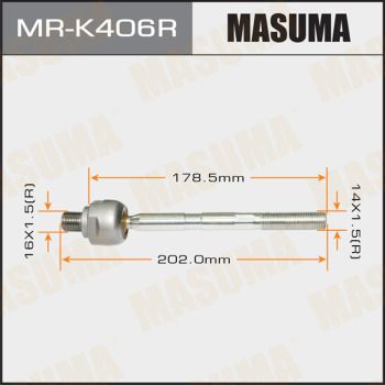 Осьовий шарнір, поперечна кермова тяга, Masuma MR-K406R