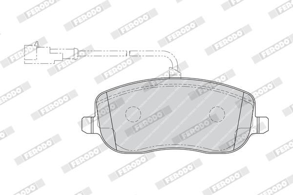 FERODO FDB1787 Brake Pad Set, disc brake