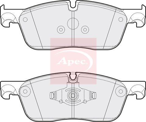 APEC Brake Pad Set, disc brake PAD2061