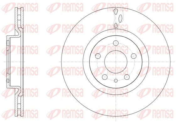 Гальмівний диск, Remsa 61501.10