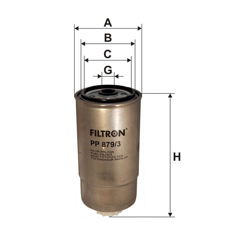 Kütusefilter, FILTRON PP 879, 3