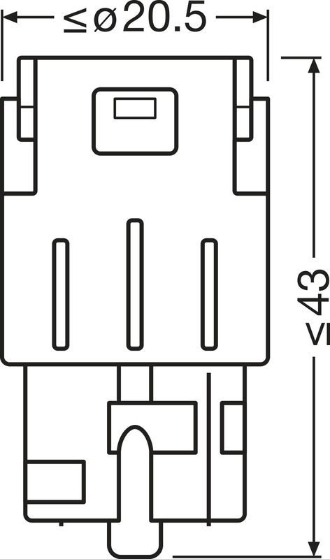 ams-OSRAM 7504DYP-2BL Bulb, direction indicator