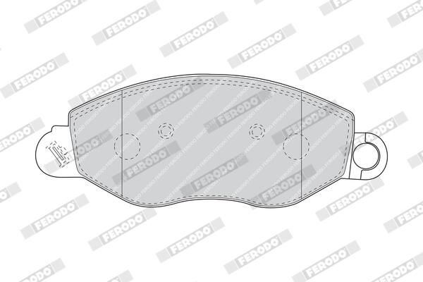 FERODO FVR1461 Brake Pad Set, disc brake
