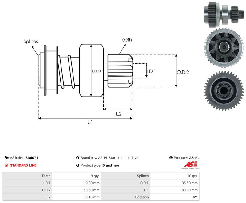 Vabajooks, starter, AS-PL SD6071