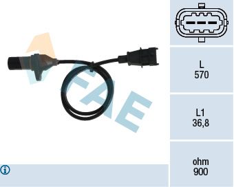 Імпульсний датчик, колінчатий вал, Fae 79332