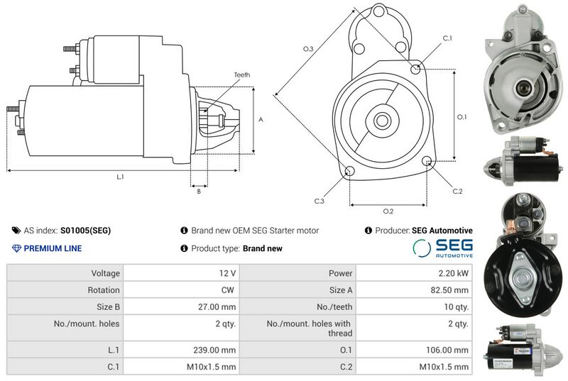 AS-PL S01005(SEG) Starter
