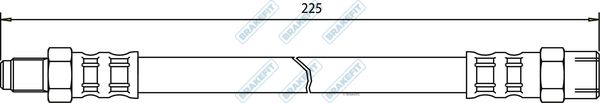 APEC Brake Hose BHO4268