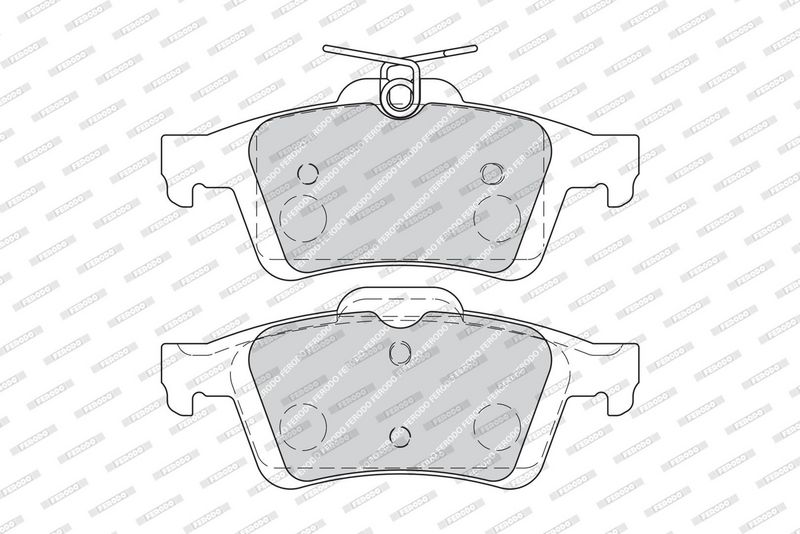 FERODO Plaquettes de frein à disque FDB1931