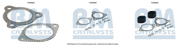 BM CATALYSTS szerelőkészlet, katalizátor FK80668