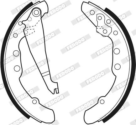 FERODO FSB409 Brake Shoe Set