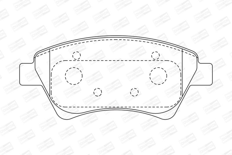 CHAMPION Plaquettes de frein à disque 573124CH