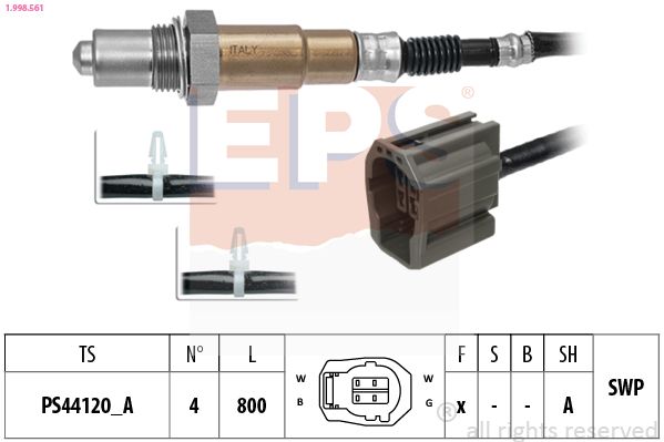 EPS MAZDA Лямбда-зонд 3 1.3/1.6 03-