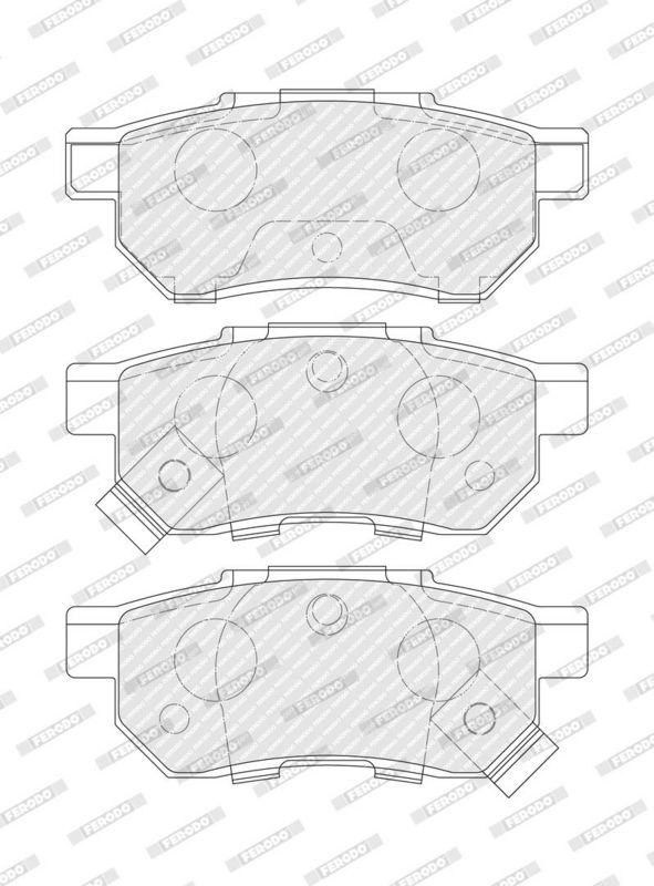 FERODO Plaquettes de frein à disque FDB621