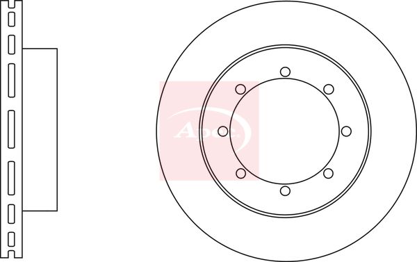 APEC Brake Disc DSK2909