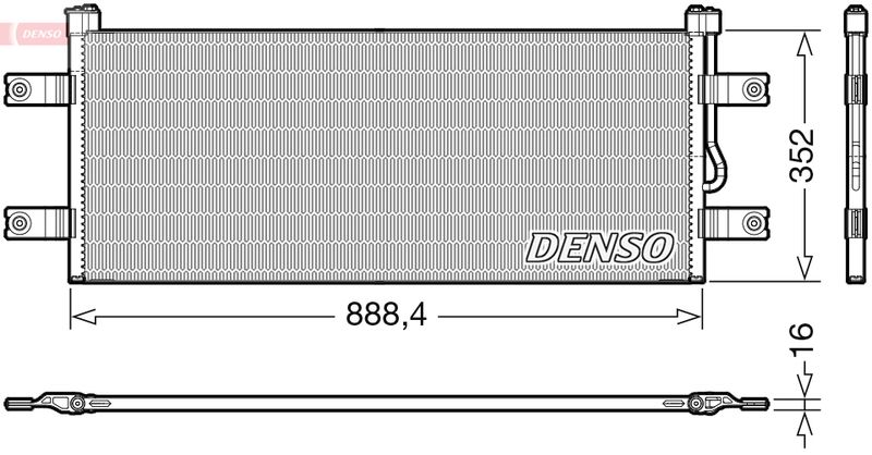 Kondenzátor, klimatizace DCN99068