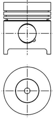 Product Image - Zuiger - 99567600 - KOLBENSCHMIDT