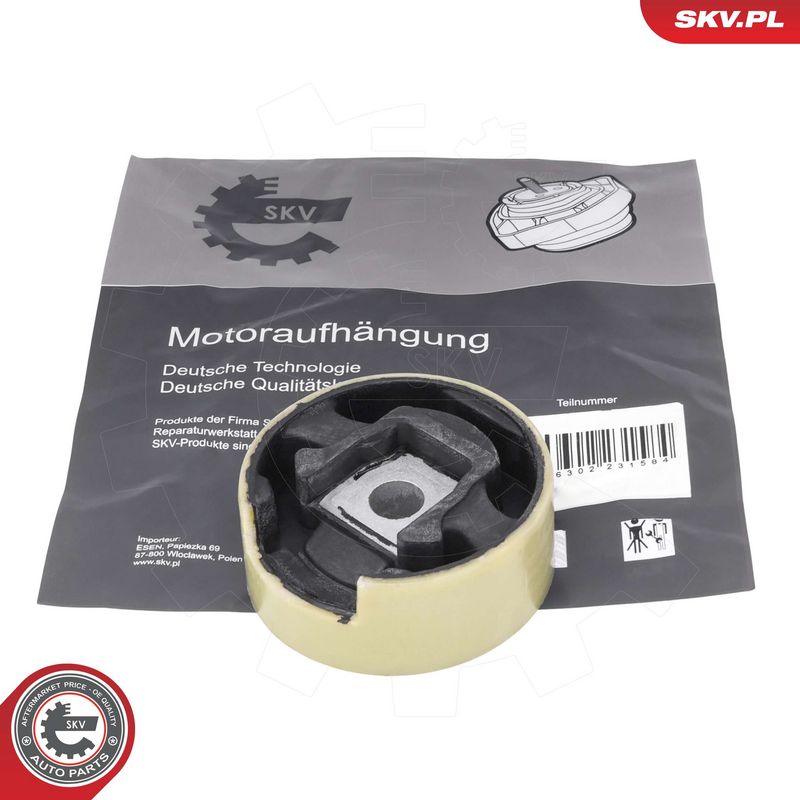 Paigutus, Mootor, ESEN SKV...