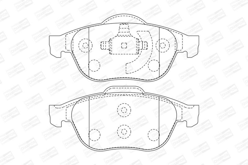 CHAMPION Plaquettes de frein à disque 573017CH