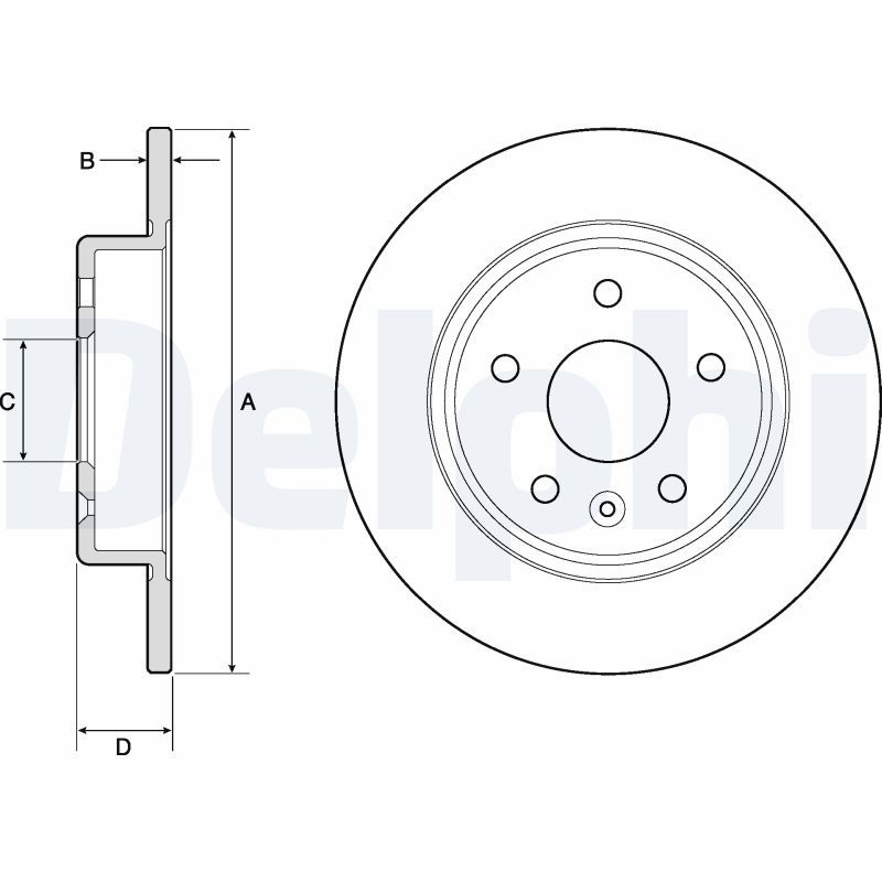 Delphi Brake Disc BG4761C