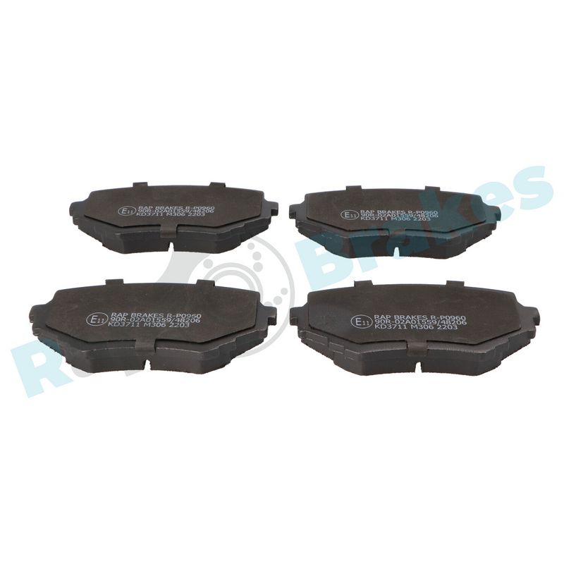 RAP BRAKES R-P0960 Brake Pad Set, disc brake