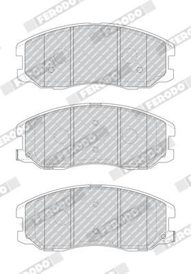 FERODO FDB1934 Brake Pad Set, disc brake