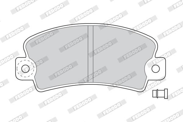 FERODO FDB113 Brake Pad Set, disc brake