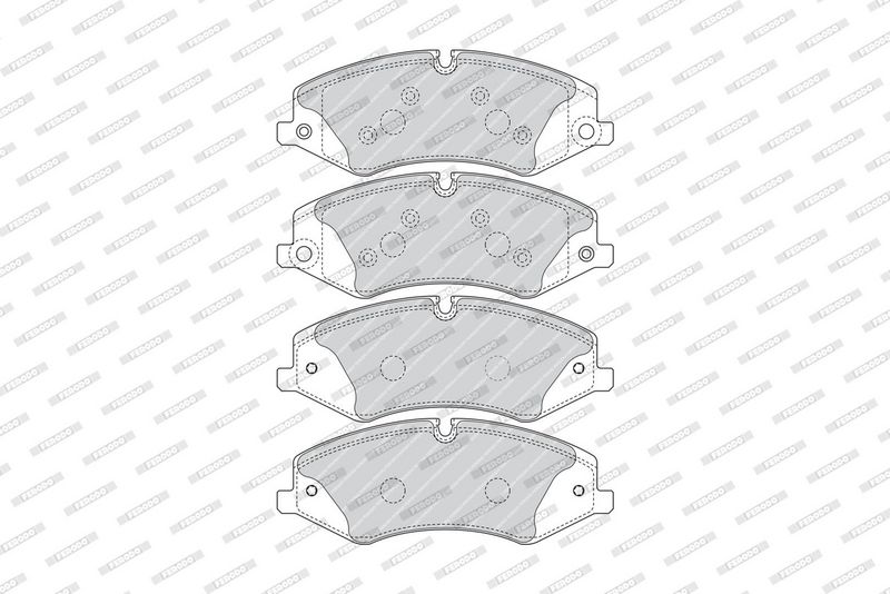 FERODO Plaquettes de frein à disque FDB4455