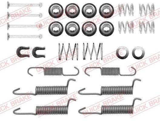 QUICK BRAKE tartozékkészlet, rögzítőfék pofa 105-0821