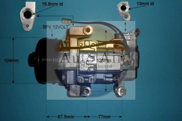Auto Air Gloucester Compressor, air conditioning 14-0079p