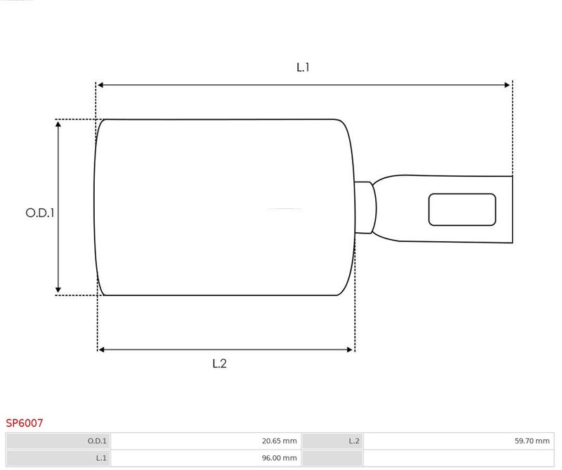 Ремонтний комплект, стартер, Auto Starter SP6007