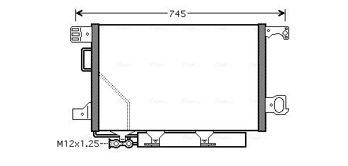 AVA QUALITY COOLING kondenzátor, klíma MS5360D