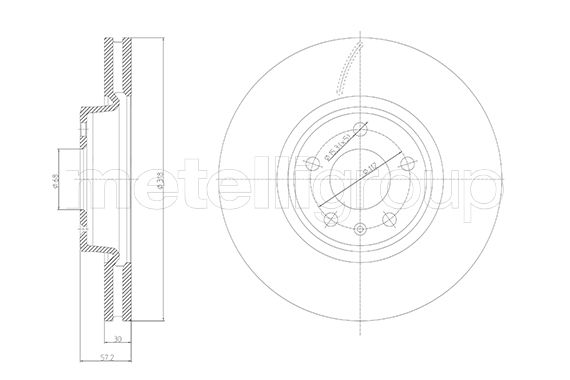 Disque+de+frein METELLI 23-1814C