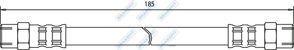 APEC Brake Hose BHO4019