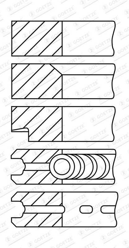Jeu+segments+pistons GOETZE ENGINE 08-101000-00