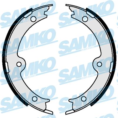 Комплект гальмівних колодок, стоянкове гальмо, Samko 89610