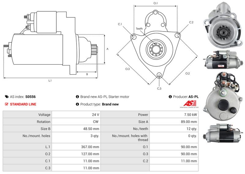 AS-PL S0556 Starter