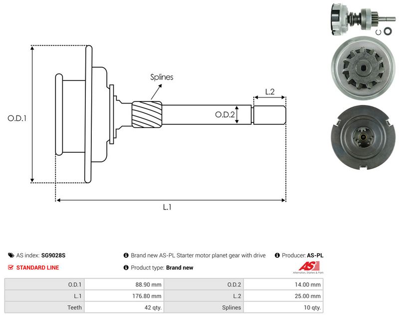 Vabajooks, starter, AS-PL SG9028S