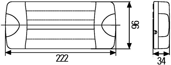 Zadní světlo 2SD 959 050-401