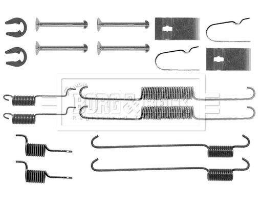 Borg & Beck fitting kit - shoes - BBK6274