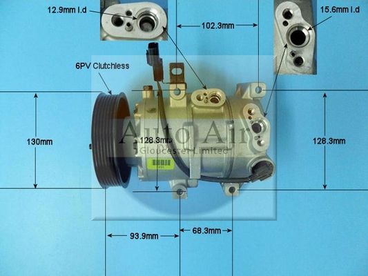 Auto Air Gloucester 14-9776 Compressor, air conditioning