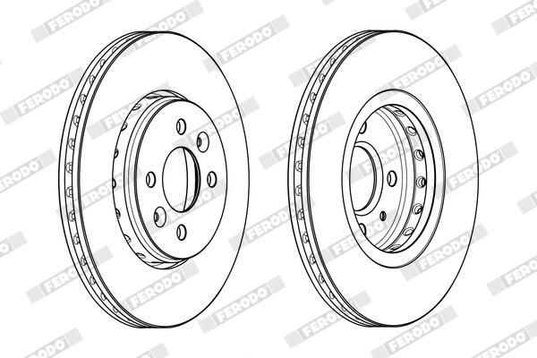 FERODO DDF2350C Brake Disc