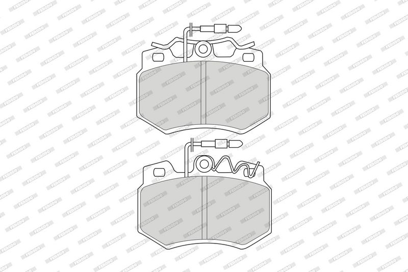 FERODO Plaquettes de frein à disque FDB434