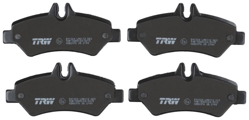 TRW GDB2076 Brake Pad Set, disc brake