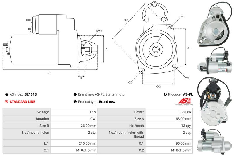 AS-PL S2101S Starter