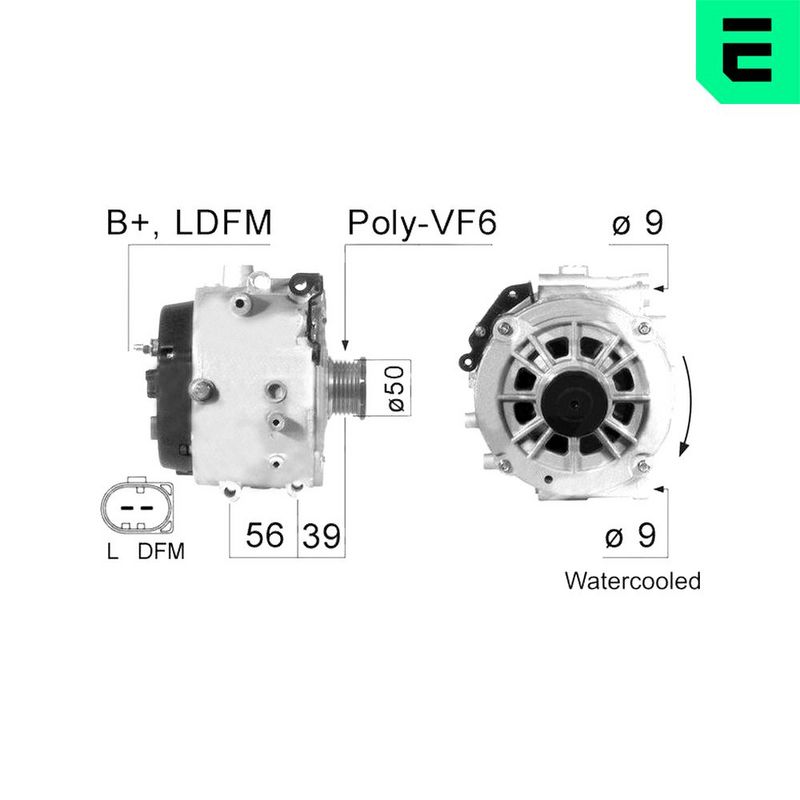 Generator / Alternator ERA 210383A - Imagine 1