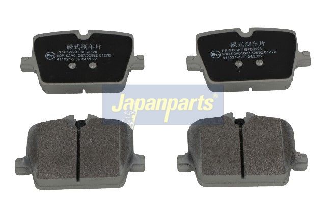 JAPANPARTS Stabdžių trinkelių rinkinys, diskinis stabdys