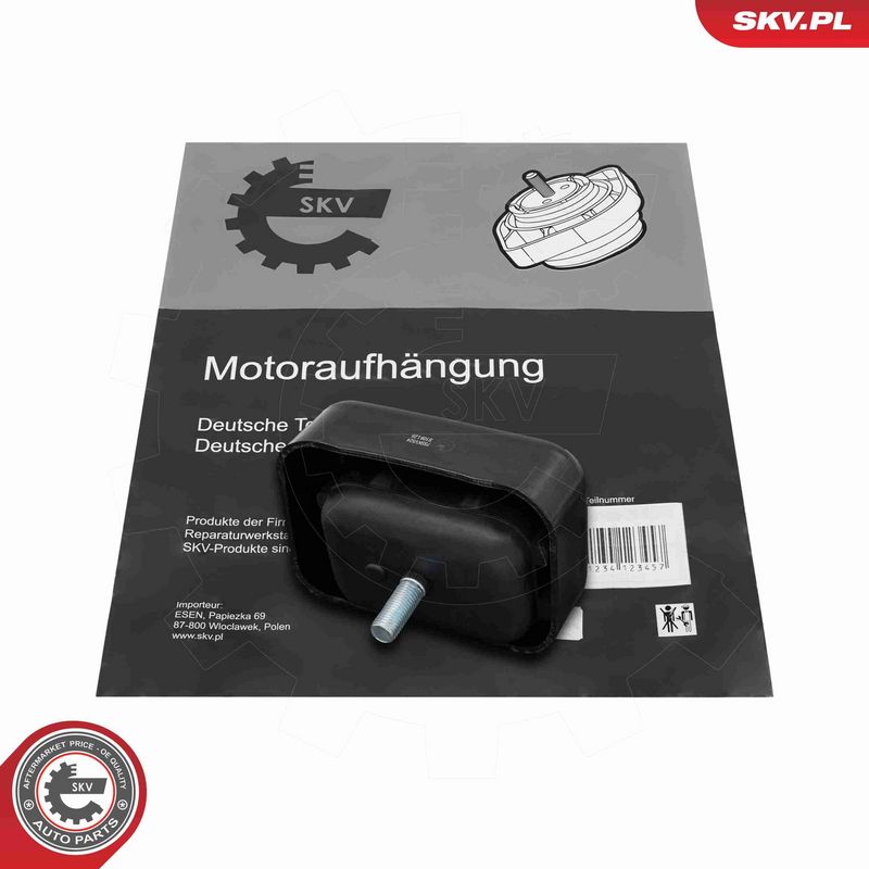 ESEN SKV 75SKV524 Mounting, engine