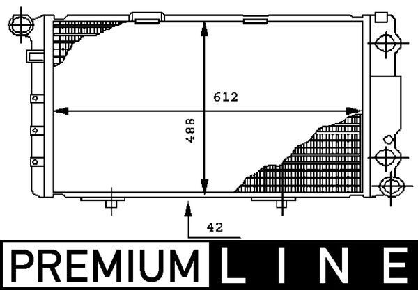 MAHLE Radiateur CR 282 000P