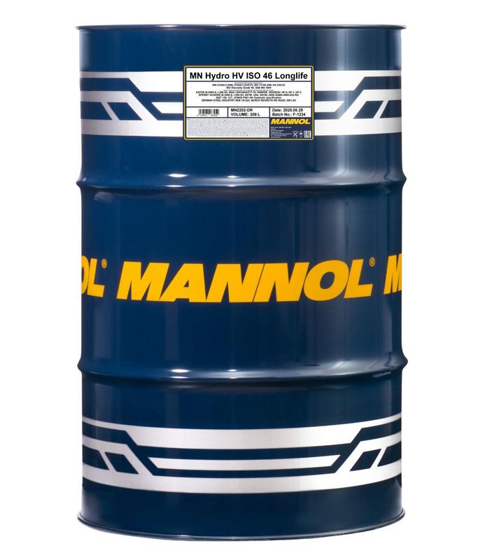 MANNOL HYDRO ISO 46 HV- 208L