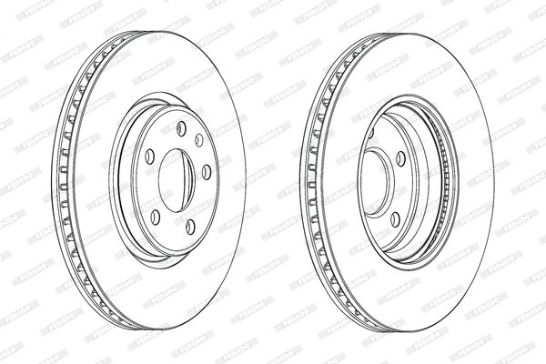 FERODO DDF1996C-1 Brake Disc